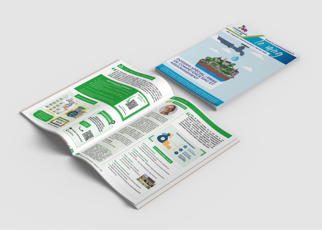 Magazine pour la Communauté de Communes du Castelrenaudais