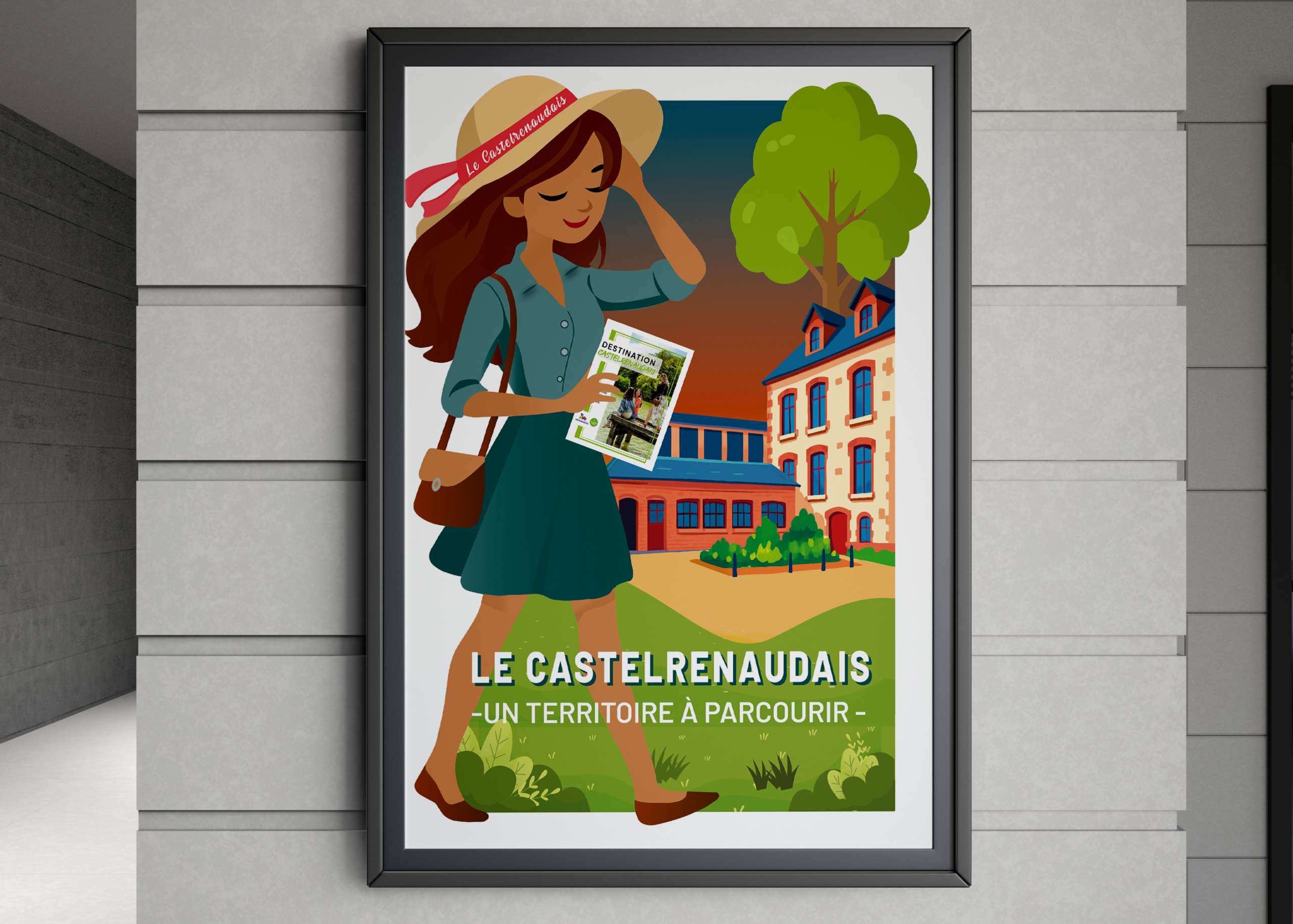 Affiche tourisme pour le Castelrenaudais