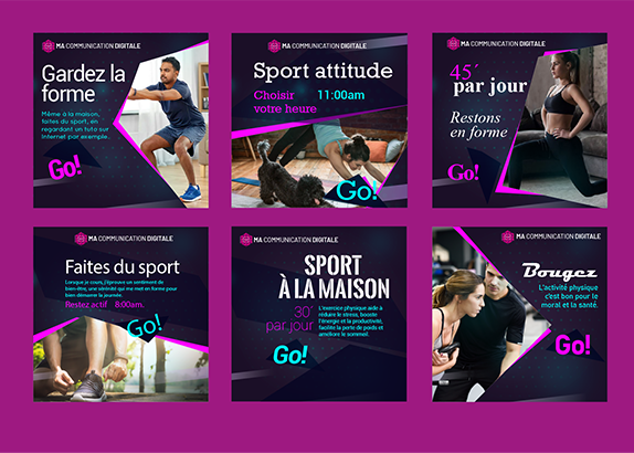 Campagne de communication pour un club de sport à Tours | Ma Communication Digitale