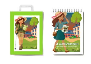 Cahier et sac craft tourisme